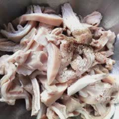 Cách làm bao tử heo chiên xóc tỏi