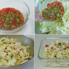Cách làm bắp cải muối chua ngọt