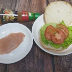 Cách Làm Burger Gà Áp Chảo Cực Ngon Mang Đi Làm