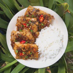 Cách làm Cá Hố muối chiên sả ớt