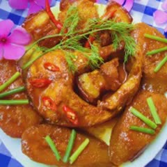 Cách Làm Cá Lóc Kho Chuối Xanh Dân Dã Thơm Ngon