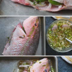 Cách làm Cá Nướng Chanh Ớt chua cay bằng bếp than