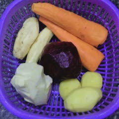 Cách nấu cà ri nấm đậu chay chấm bánh mì