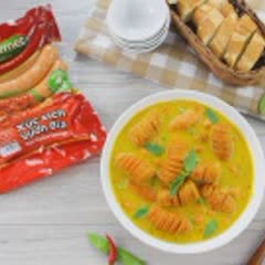 Cách nấu cà ri xúc xích Vườn Bia