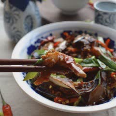 Cách làm cà tím xào thịt bằm cay