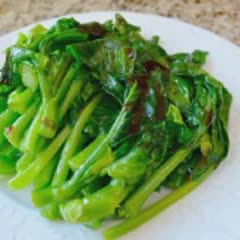 Cách làm cải ngồng sốt dầu hào