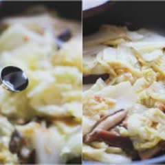 Cách làm Cải thảo xào nấm hương