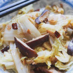 Cách làm Cải thảo xào nấm hương