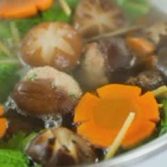  Cách nấu Canh cải bẹ xanh nấm hương nhồi thịt
