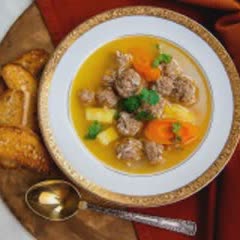 Cách làm Canh súp thịt viên
