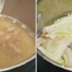 Cách làm Canh trứng muối cải thảo