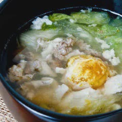 Cách làm Canh trứng muối cải thảo