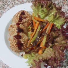 Cách làm chả cá rau củ sốt teriyaki