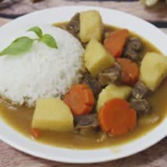 Cách làm cơm cà ri bò