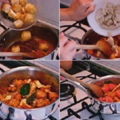 Cách làm Cơm Cà Ri Gà thơm ngon chuẩn vị Thái Lan