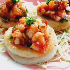 Cách làm cơm cháy sốt tôm chua cay