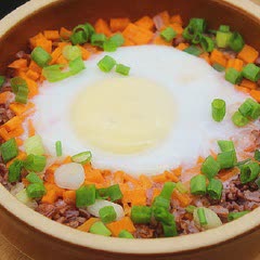 Cách làm cơm gạo lứt trứng hấp