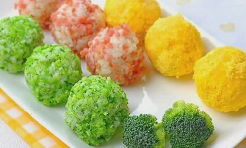 Cách Làm Cơm Nắm Nhuộm Màu Vừa Đẹp Lại Vừa Ngon