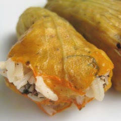 Cách Làm Cơm Rang Nhồi Hoa Bí Thơm Ngon Hấp Dẫn