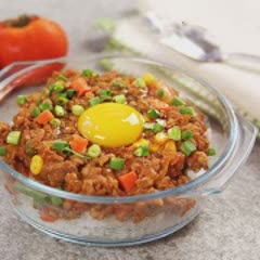Cách làm cơm thịt bò trứng