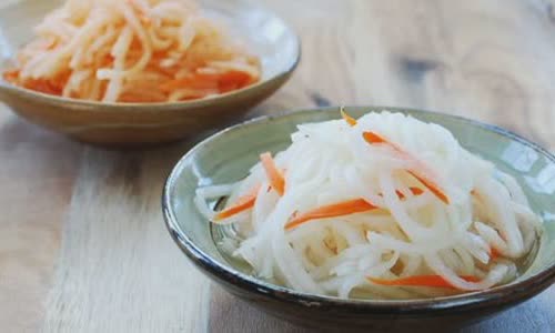 Cách làm Củ cải ngâm chua kiểu Hàn
