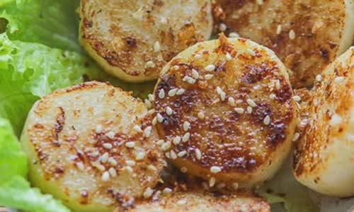 Cách làm củ mài chiên nước tương