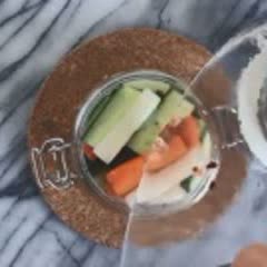 Cách làm Dưa leo cà rốt ngâm chua ngọt