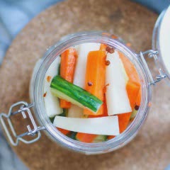 Cách làm Dưa leo cà rốt ngâm chua ngọt