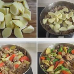 Cách làm gà kho rau củ