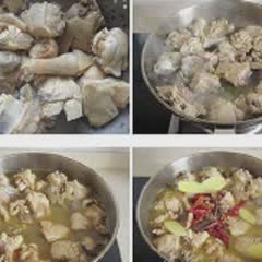 Cách làm gà kho rau củ
