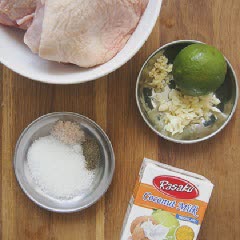 Cách làm gà nướng nước cốt dừa
