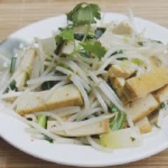 Cách làm giá xào đậu hũ