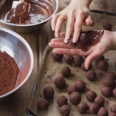 Cách Làm Kẹo Chocolate Truffles Đơn Giản, Mềm Ngon