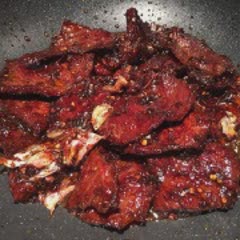 Cách làm khô bò cháy tỏi