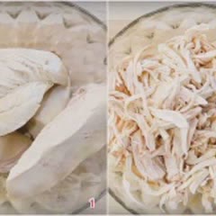 Cách làm khô gà sợi