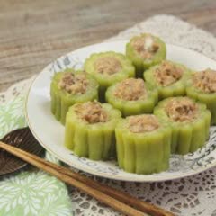 Cách làm khổ qua nhồi thịt hấp béo thơm