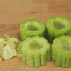 Cách làm khổ qua nhồi thịt hấp béo thơm