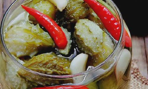 Cách làm khổ qua rừng ngâm chua ngọt