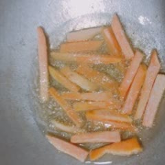 Cách làm khoai lang lắc bột phô mai