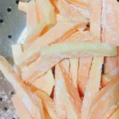 Cách làm khoai lang lắc bột phô mai