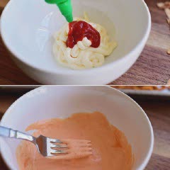 Cách làm Khoai Lang Nướng giòn chấm sốt mayonnaise