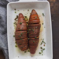 Cách làm khoai lang nướng bơ