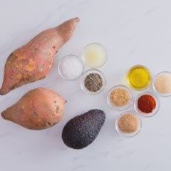 Cách làm khoai lang nướng ngũ vị