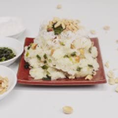 Cách làm khoai mì trộn dừa nạo