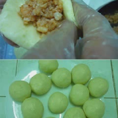 Cách làm khoai tây bọc tôm chiên