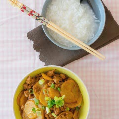 Cách làm Khoai tây kho thịt băm