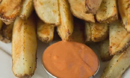 Cách làm khoai tây nướng chấm sốt mayonnaise