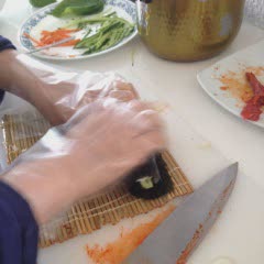 Cách làm kimbap thịt ba chỉ chiên giòn