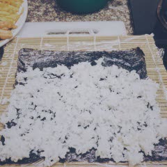 Cách làm kimbap thịt gà
