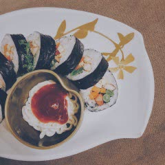 Cách làm kimbap thịt gà